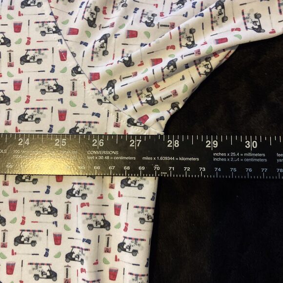 Rhoback Polo Golf Bev Cart Shirt Men’s Size XXXL 3XL AOP Performance - Picture 6 of 7